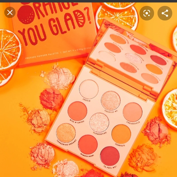NIB Colourpop Orange You Glad Eyeshadow Palette - Picture 6 of 7